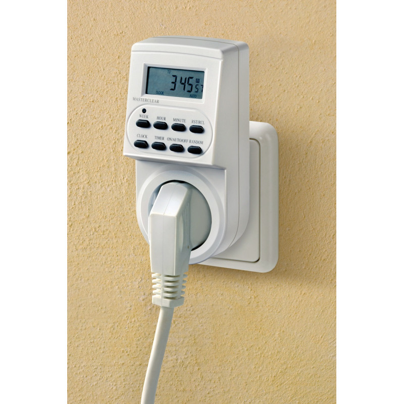 Programmateur hebdomadaire digital Brennenstuhl DZ 20 blanc intérieur