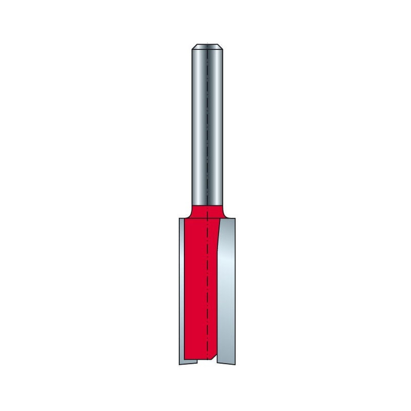 Mèche droite à 2 tranchants Freud diamètre 16,7mm longueur totale 54,9mm