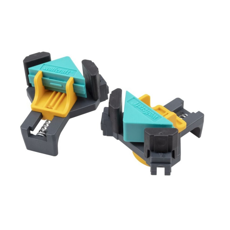 Lot de 2 presses d'angles Wolfcraft ES 22 pour planche de 10 à 22mm