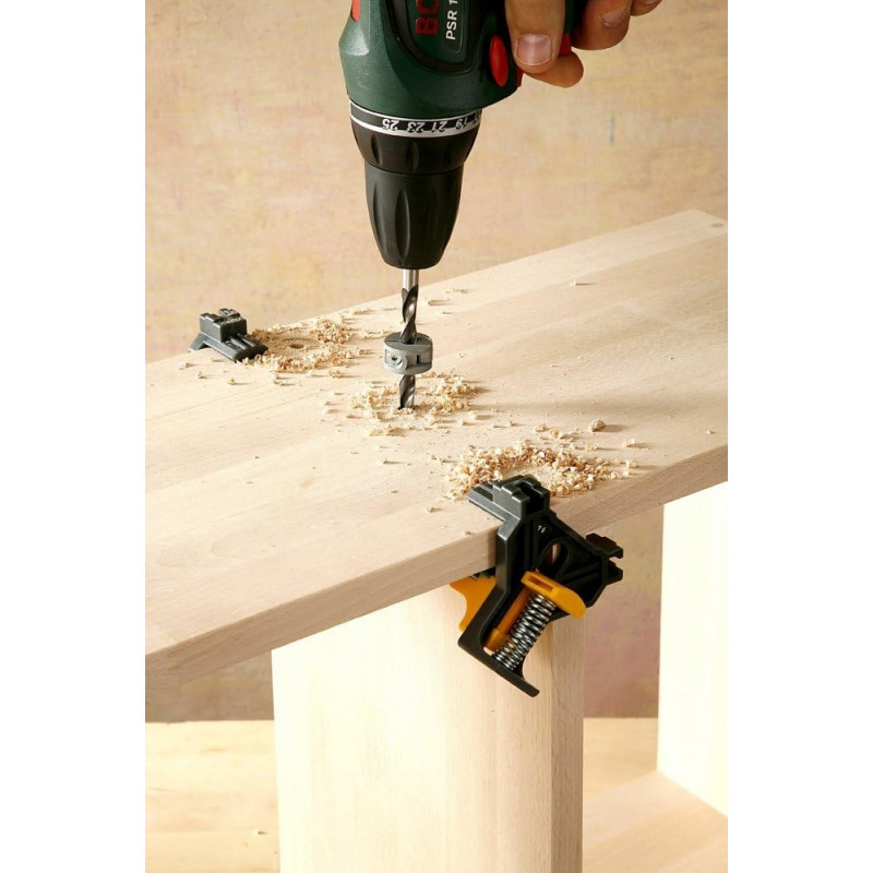 Lot de 2 presses d'angles Wolfcraft ES 22 pour planche de 10 à 22mm