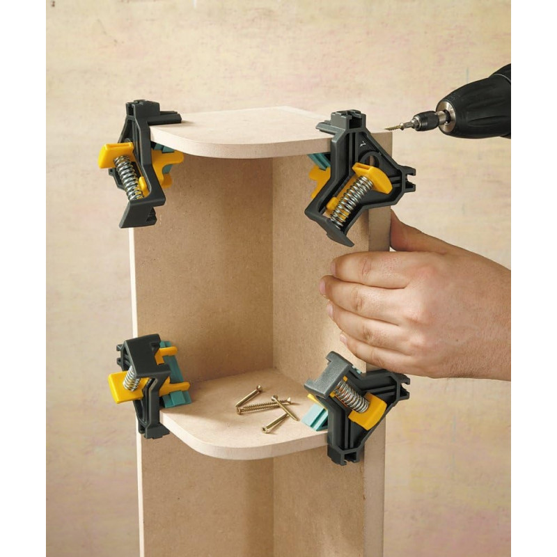 Lot de 2 presses d'angles Wolfcraft ES 22 pour planche de 10 à 22mm