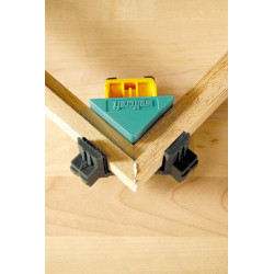 Wolfcraft Lot de 2 presses d'angles Wolfcraft ES 22 pour planche de 10 à 22mm Kobleo