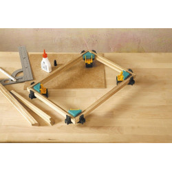 Wolfcraft Lot de 2 presses d'angles Wolfcraft ES 22 pour planche de 10 à 22mm Kobleo