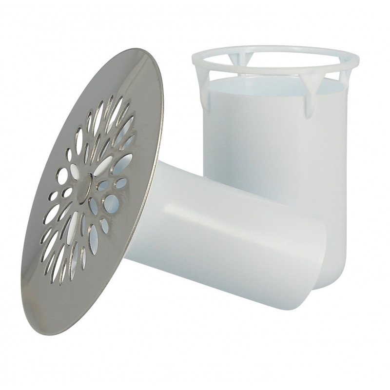 Nicoll Ensemble vidage de douche Nicoll 0411242 grille inox, tube plongeur, culot Kobleo Nicoll Ensemble vidage de douche Nicoll 0411242 grille inox, tube plongeur, culot Kobleo