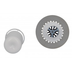 Nicoll Ensemble vidage de douche Nicoll 0411242 grille inox, tube plongeur, culot Kobleo