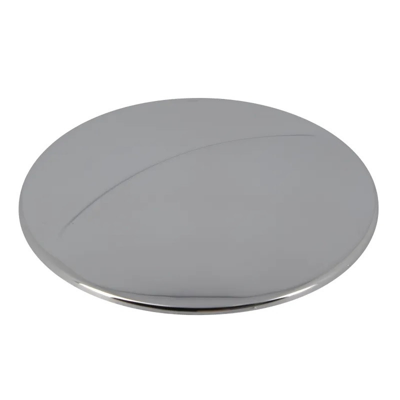 Capot ABS chromé brillant Nicoll pour bonde de douche Turboflow 90mm