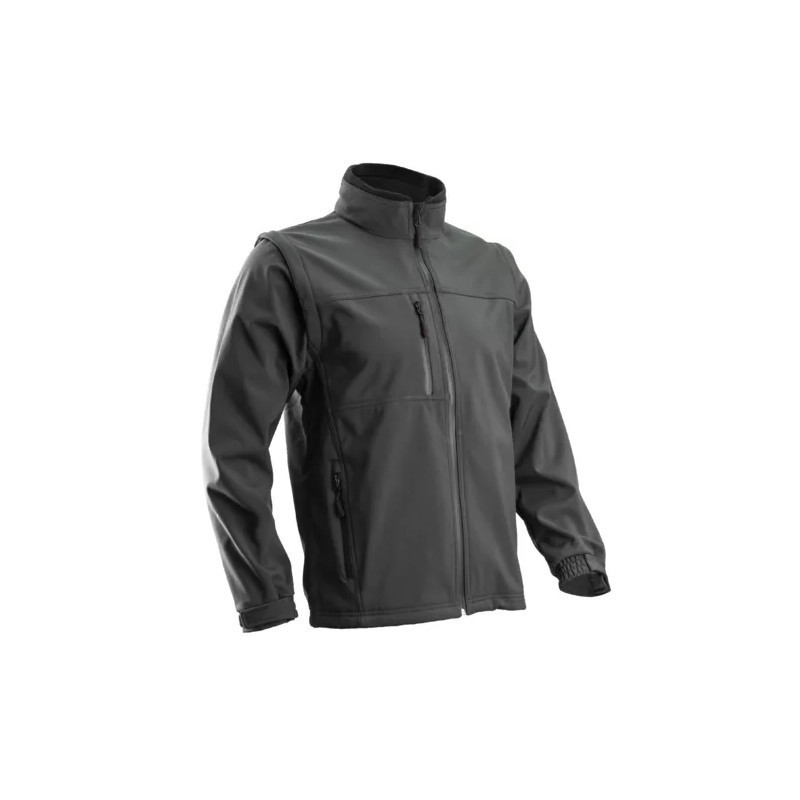 Coverguard Veste Coverguard Yang 2 en 1 grise Softshell manches amovibles taille XL Kobleo Coverguard Veste Coverguard Yang 2 en 1 grise Softshell manches amovibles taille XL Kobleo