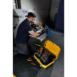 Stanley Valise de maintenance Stanley FatMax capacité 16,8L à roulettes Kobleo Stanley Valise de maintenance Stanley FatMax capacité 16,8L à roulettes Kobleo
