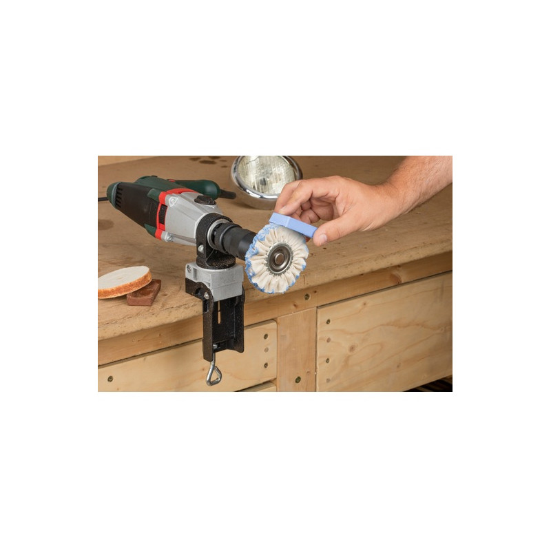 Kit de polissage loisirs Wolfcraft 5 pièces 3000tr/min rotation droite