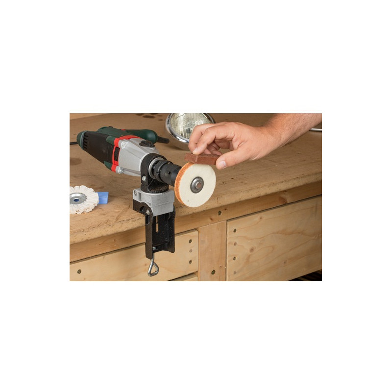 Kit de polissage loisirs Wolfcraft 5 pièces 3000tr/min rotation droite