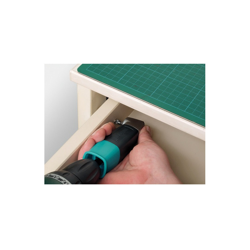 Renvoi d'angle Wolfcraft 15.3cm pour perçage et vissage à 90° 13Nm