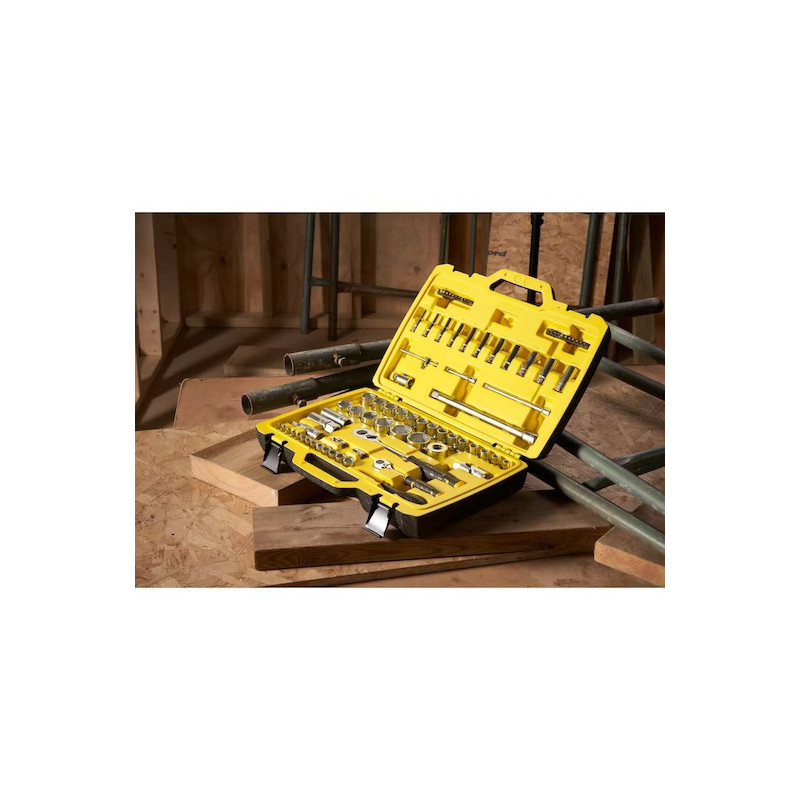 Jeu de cliquets STANLEY® FATMAX® douilles avec accessoires 81 pièces