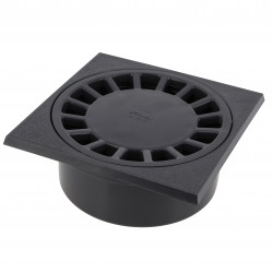 Nicoll Siphon Nicoll SC456 verticale platine 15x15 cm anthracite Kobleo