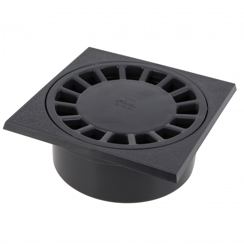 Siphon Nicoll SC456 verticale platine 15x15 cm anthracite