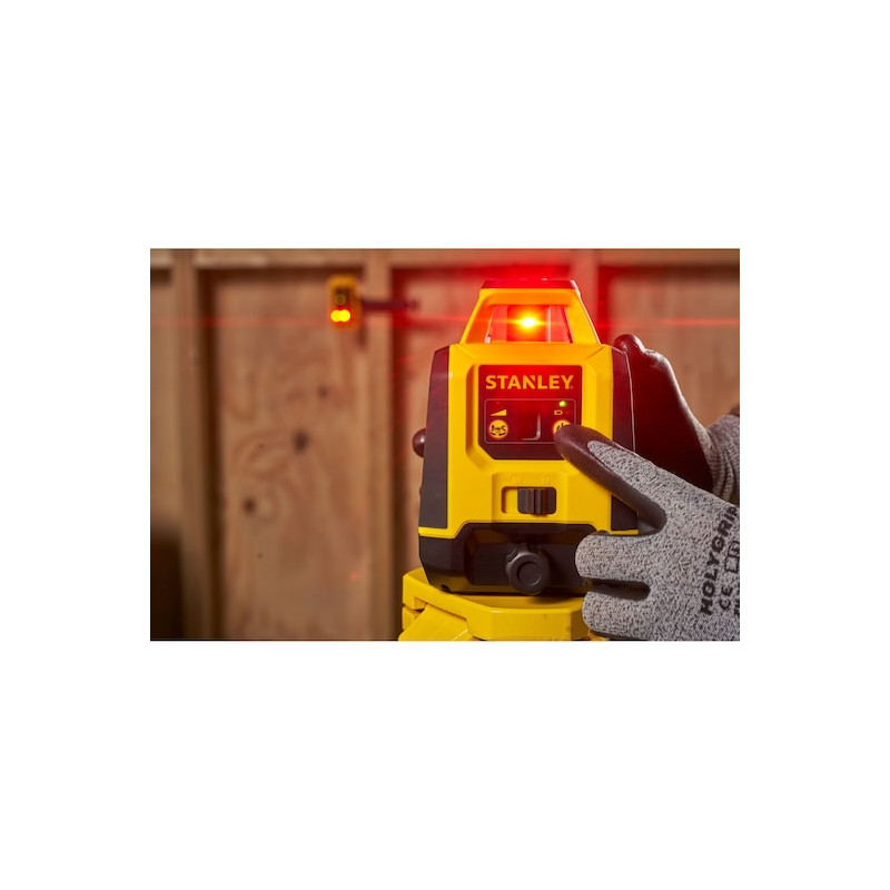 Niveau laser rotatif Stanley STHT77616-0 portée 30m faisceau rouge