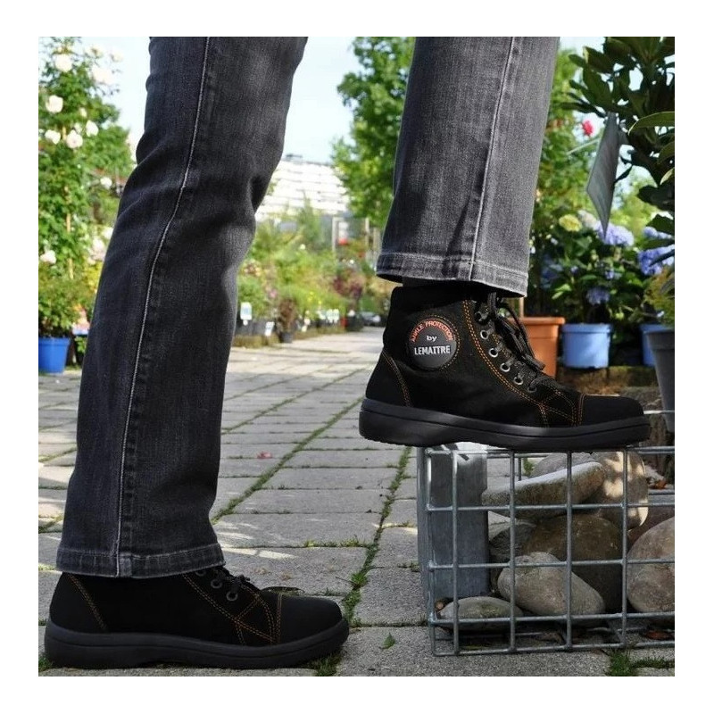 Chaussure de sécurité Lemaitre Vitamine Haute S3 SRC pointure 41 noir Kobleo Chaussure de sécurité Lemaitre Vitamine Haute S3 SRC pointure 41 noir Kobleo