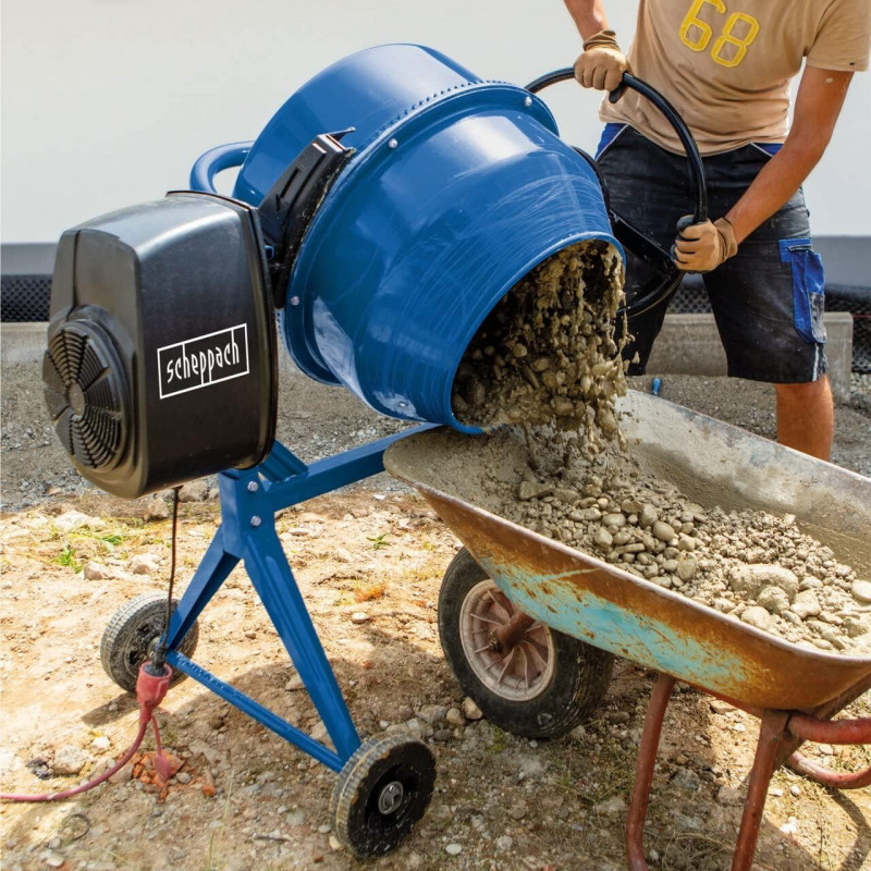 Scheppach Bétonnière Mix 125 550W 125L Scheppach Kobleo Scheppach Bétonnière Mix 125 550W 125L Scheppach Kobleo