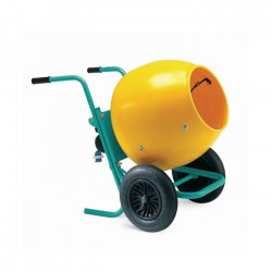 Imer Bétonnière brouette Rollbeta 0.3kW cuve 134L malaxage 100L Imer Kobleo