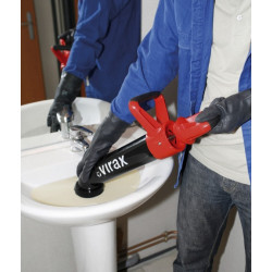 Virax Déboucheur à pompe à 2 poignées robustes Kobleo