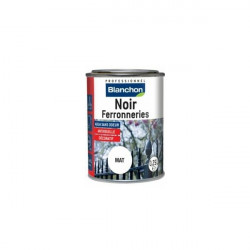 Blanchon Peinture antirouille Blanchon noir ferronneries mat 0,25L Kobleo