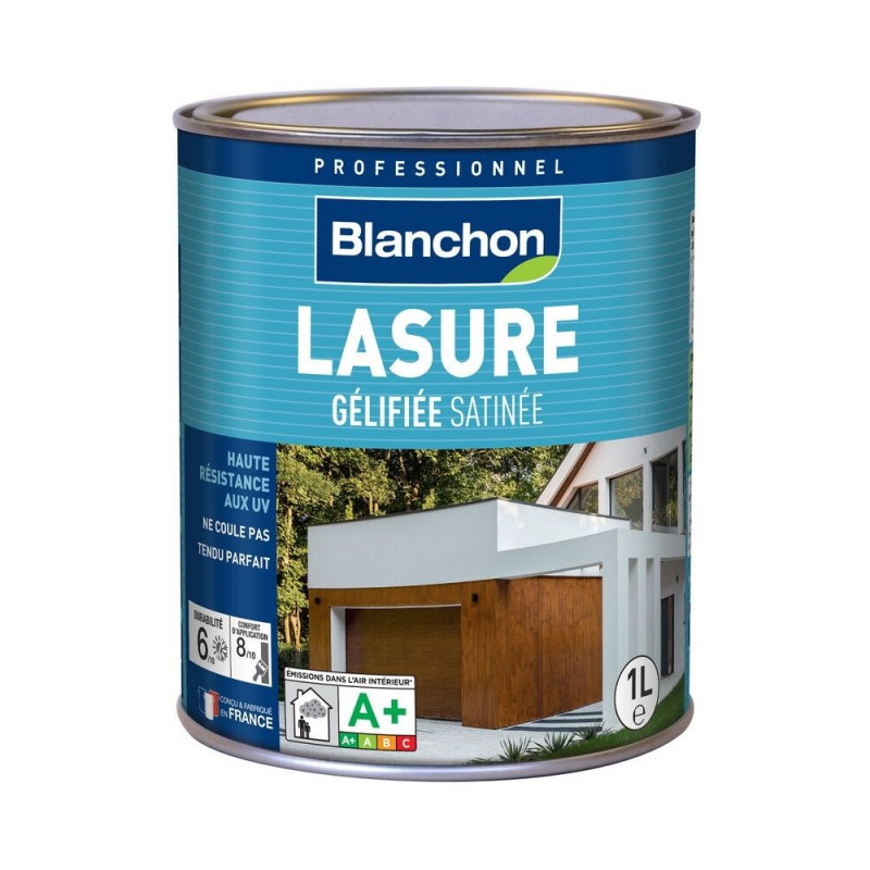 Lasure Gélifiée Blanchon 1L chêne moyen aspect satiné