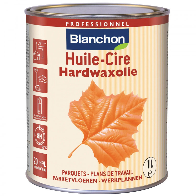 Huile cire Blanchon 1L bois brut