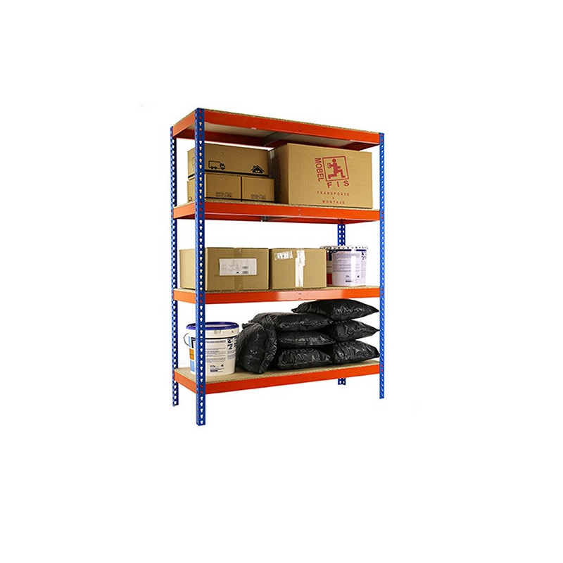 Simon Rack Etagère rangement 2000x1500x450mm bleu/orange/ bois charge 400 Kg KIT Kobleo Simon Rack Etagère rangement 2000x1500x450mm bleu/orange/ bois charge 400 Kg KIT Kobleo
