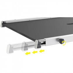 Hailo Plateforme de travail en escalier 1 marche Ht d'accès 225cm TP1 Hailo Kobleo