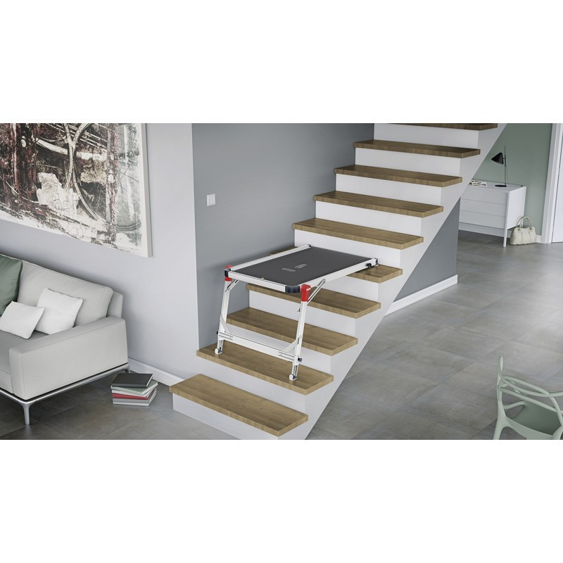 Plateforme de travail en escalier 1 marche Ht d'accès 225cm TP1 Hailo