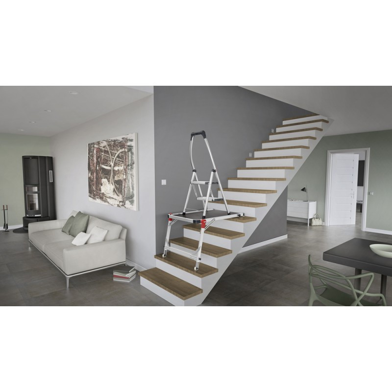 Plateforme de travail en escalier 1 marche Ht d'accès 225cm TP1 Hailo