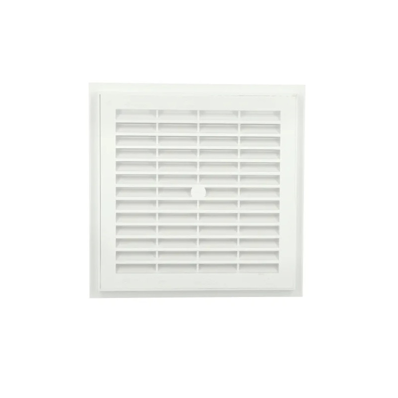 Nicoll Grille de ventilation à sceller Nicoll démontable carrée 100 blanc Kobleo