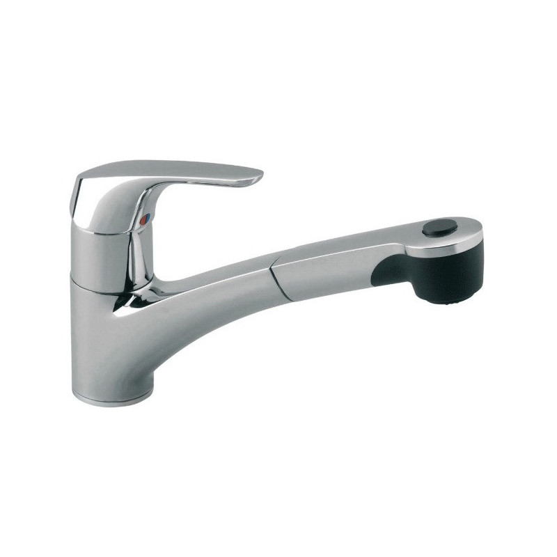 Ideal standard Mitigeur évier douchette monotrou 230 mm chromé bec orientable CERASPR Kobleo Ideal standard Mitigeur évier douchette monotrou 230 mm chromé bec orientable CERASPR Kobleo