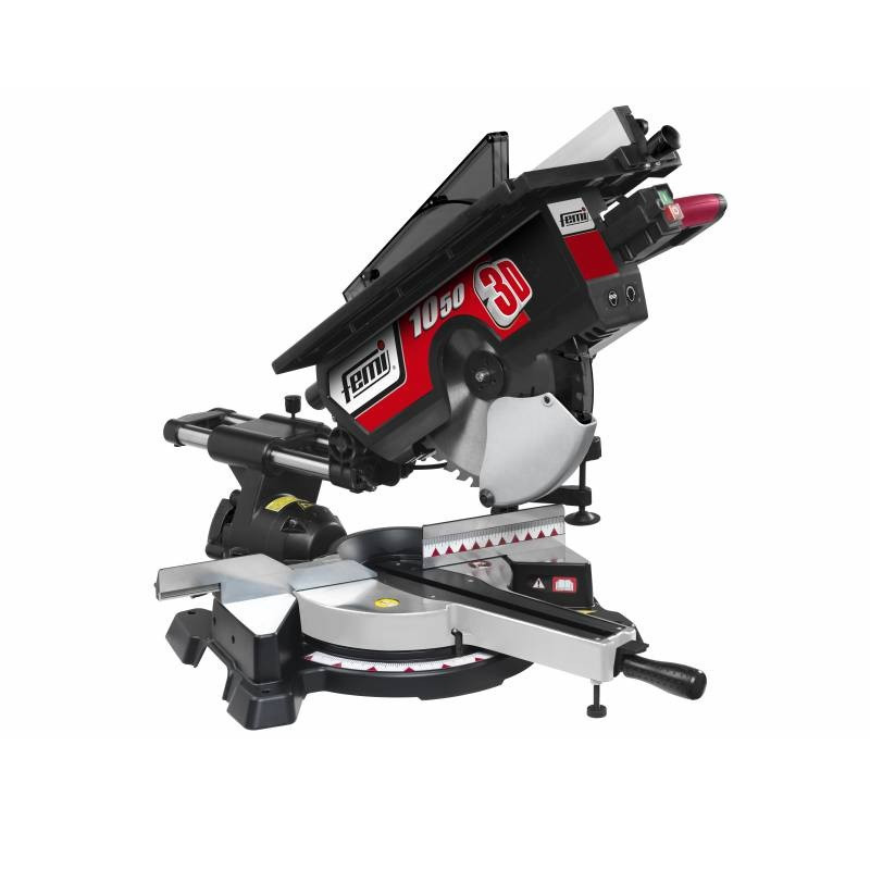 Scie à onglet bois Femi 1050 3D 305mm 1800W avec table supérieure