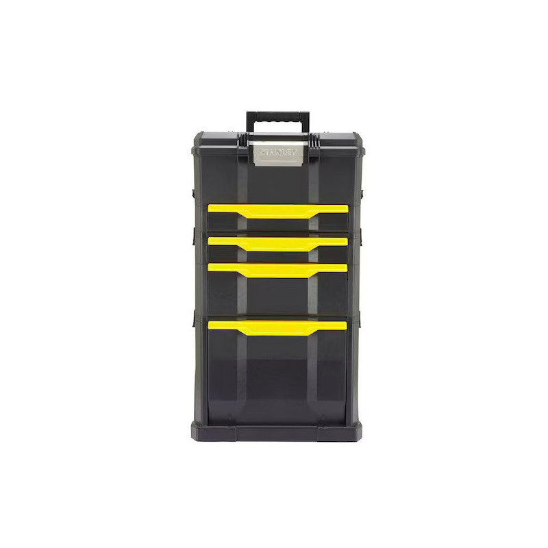 Stanley Servante Stanley Modulo 3 en 1 avec boîte Touchlatch à tiroir 55,6L Kobleo Stanley Servante Stanley Modulo 3 en 1 avec boîte Touchlatch à tiroir 55,6L Kobleo