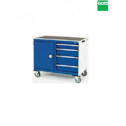 Bott Desserte de maintenance 525mm 1 compartiment 4 tiroirs Kobleo