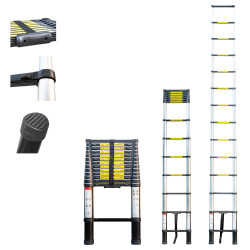 Hoström Telescoo14, échelle télescopique basique 14 marches Kobleo