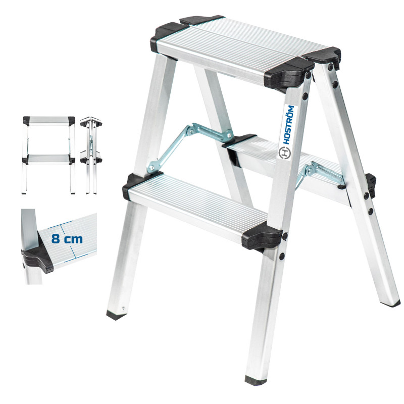 Homilix2, Escabeau en alu, 2 marches