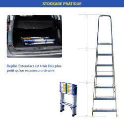 Escabeau télescopique Extendact9