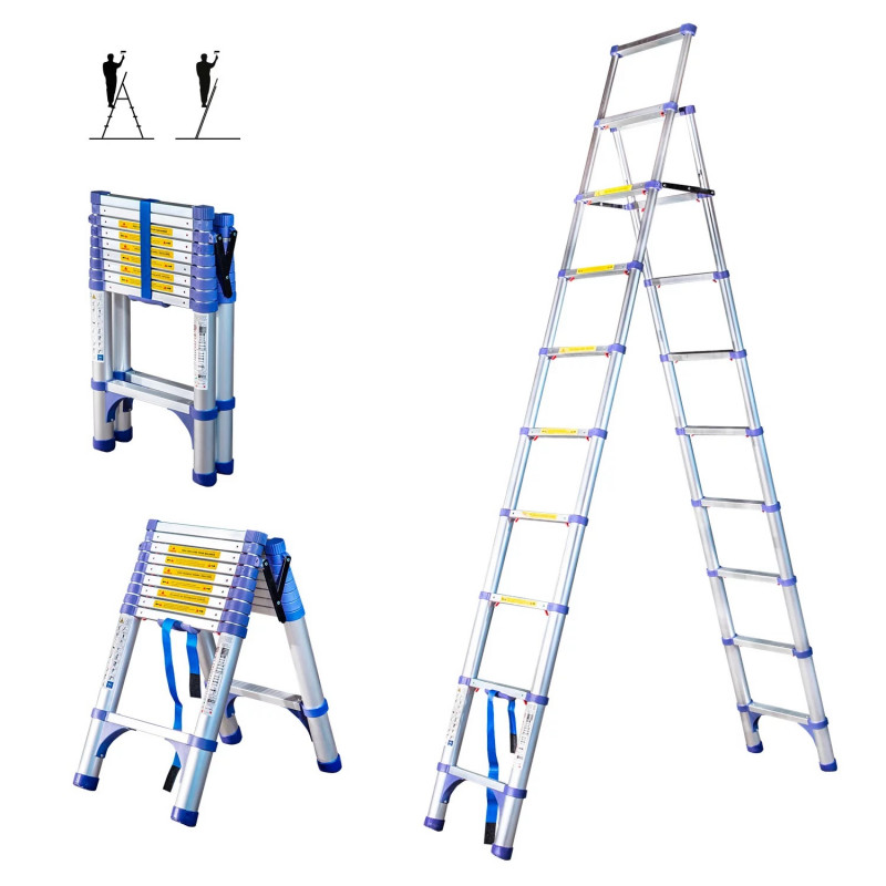 Hoström Escabeau télescopique Extendact10 Kobleo