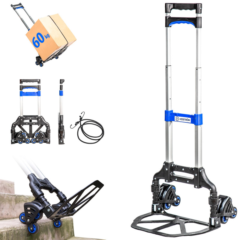 Hoström Diable pliant escalier, Charge Max. 60kg, Hostrom Kobleo