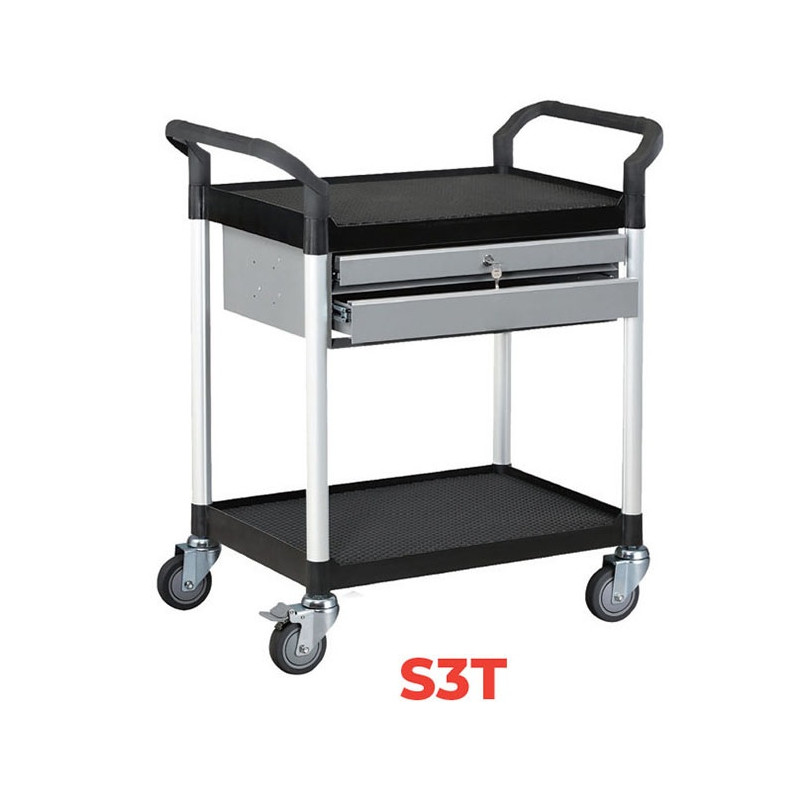 Stockman Servante 250 kg 3 plat. 680x450 2 tiroirs S3T Kobleo