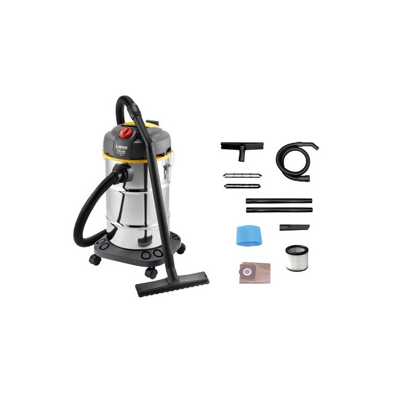 Lavor Aspirateur eau et poussières Lavor WTP 30 X 1600W cuve inox 30L Kobleo