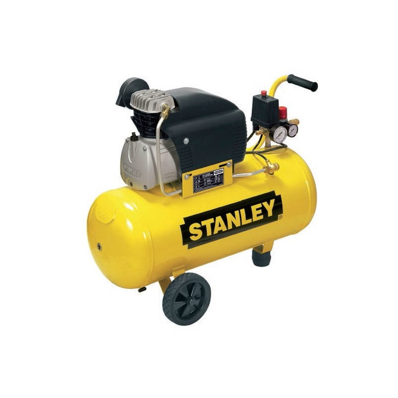 Stanley Compresseur 50L 8 bar 2CV Cylindre alu-fonte D 210/8/50 Stanley Kobleo