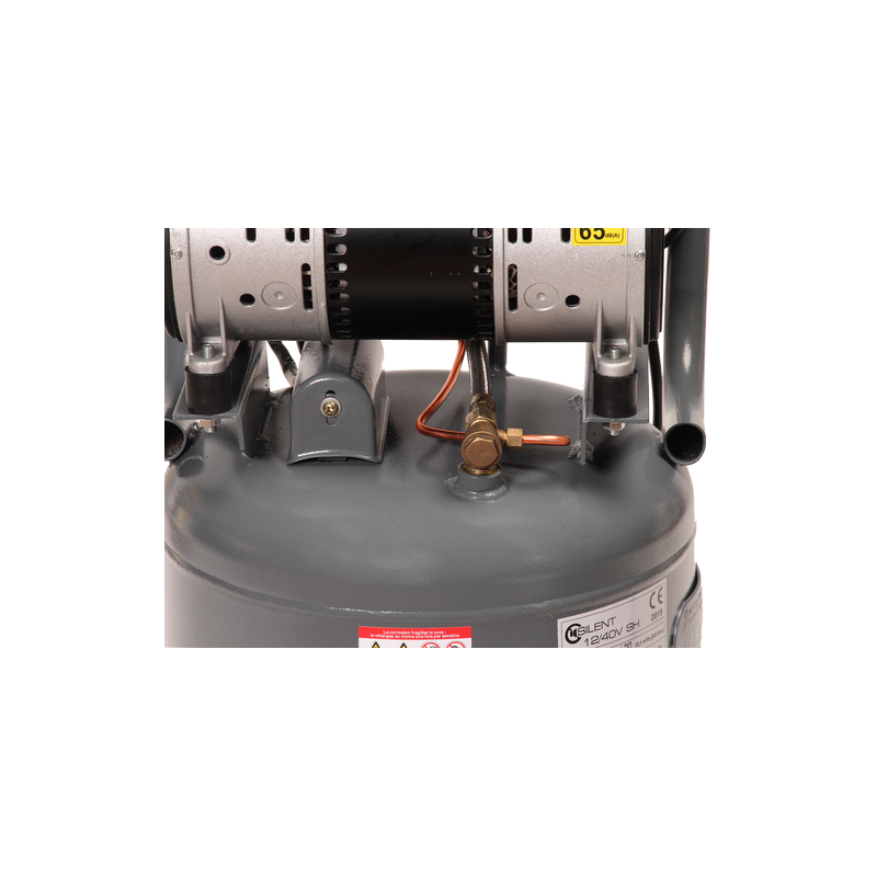Lacme Compresseur Silent 12/40 V SH 1,5cv Mono 12,1m3/h 40L sans huile Lacme Kobleo