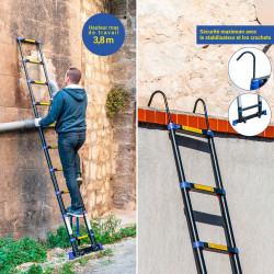 Hoström Echelle téléscopique Telescova9+ Kobleo