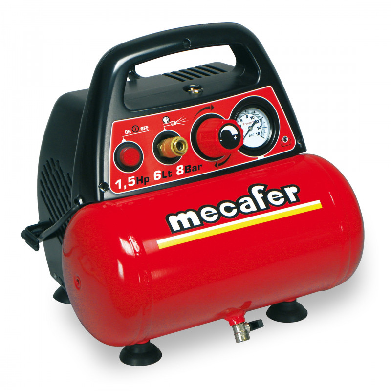 Mecafer Compresseur 6 litres 1.5Hp New Vento Kobleo