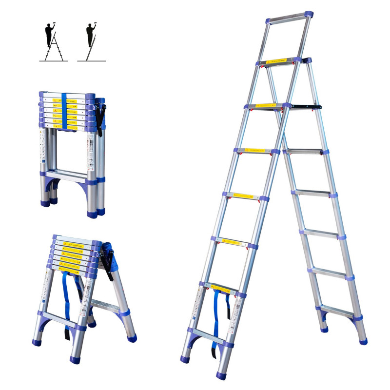 Hoström Escabeau télescopique Extendact8 Kobleo
