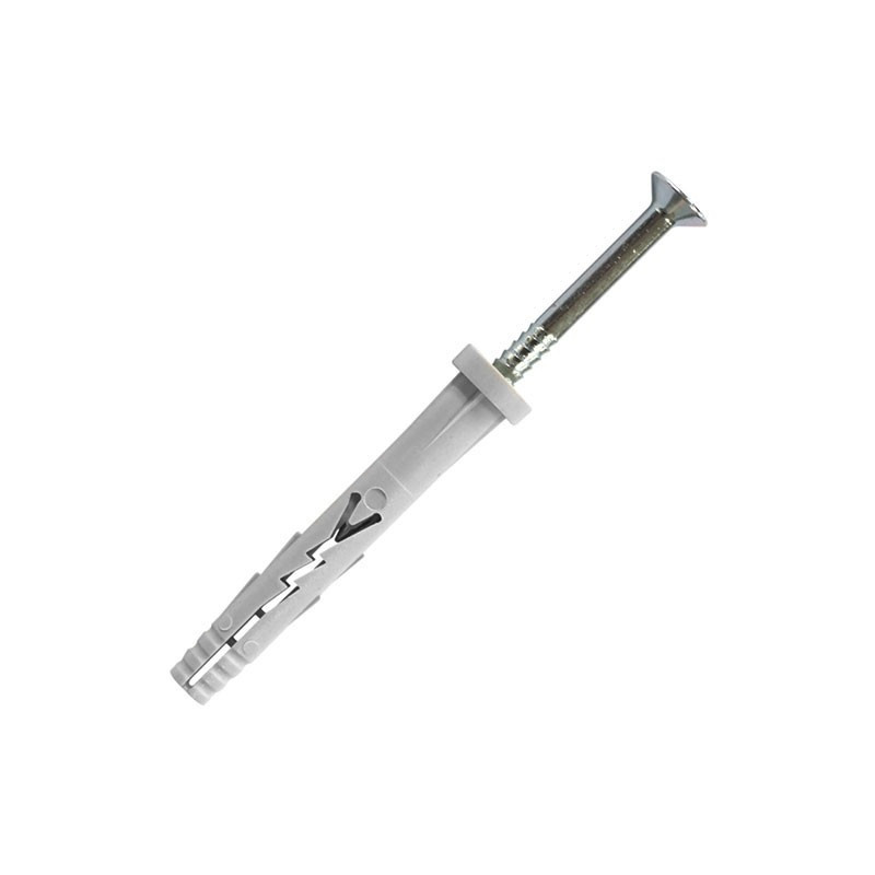 Scell-it 50 Chevilles à frapper nylon YZP8100 tête plate D8x100mm Scell-It Kobleo