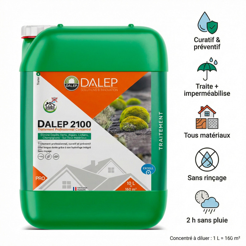 Dalep Traitement Professionnel concentré DALEP 2100 10L Kobleo