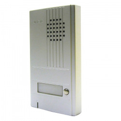 Aiphone Platine DA1DS saillie 1 bouton avec façade alu Ep22mm Aiphone Kobleo